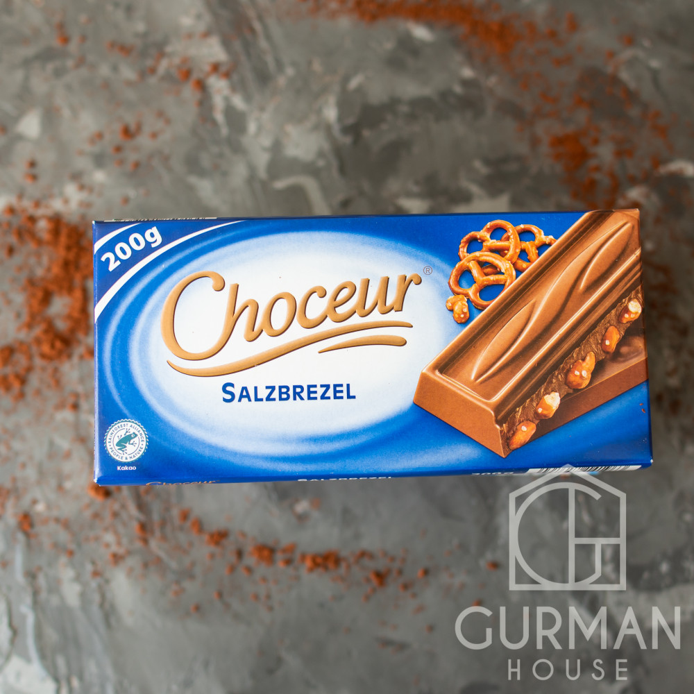 Купить Молочный шоколад с соленым крендельком Choceur 200 г в